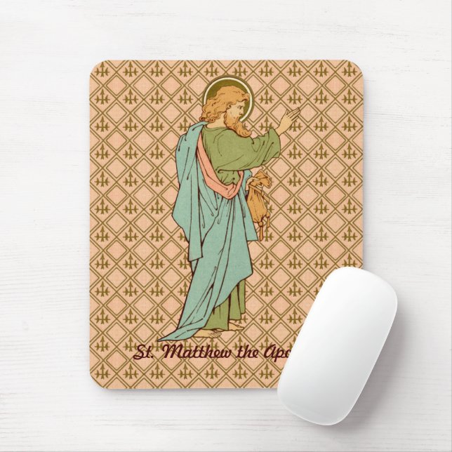 St. Matthew the Apostle (RLS 10) (Style 2) Mouse Mat (With Mouse)