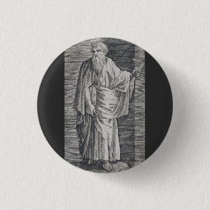 St. Matthew the Evangelist - Fine Art Reproduction 3 Cm Round Badge