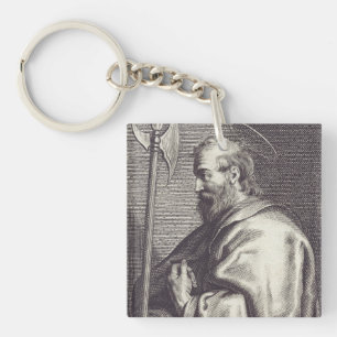 St. Matthew the Evangelist - Fine Art Reproduction Key Ring