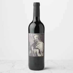 St. Matthew the Evangelist - Fine Art Reproduction Wine Label