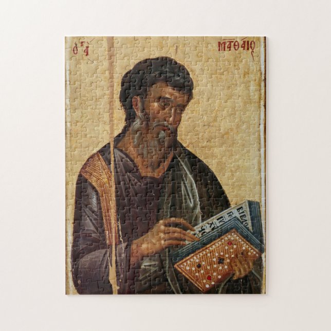 St. Matthew the Evangelist Orthodox Icon Jigsaw Puzzle (Vertical)