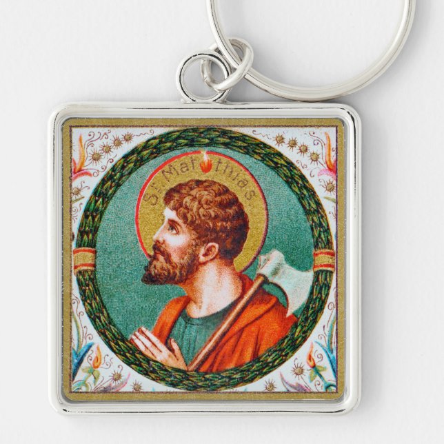 St. Matthias the Apostle (JMAS 09) Key Ring (Front)