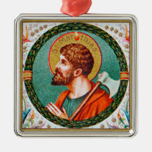 St. Matthias the Apostle (JMAS 09) Metal Tree Decoration