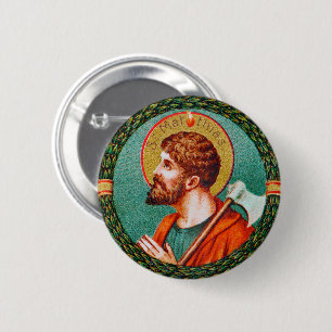 St. Matthias the Apostle (JMAS 09) Round 6 Cm Round Badge