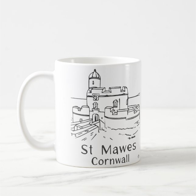 St Mawes Castle Mug (Left)