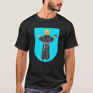 St Maximilian Kolbe Two Crowns Catholic Saint Pol T-Shirt