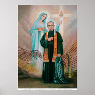 St. Maximilian Maria Kolbe, Martyr of Charity Poster