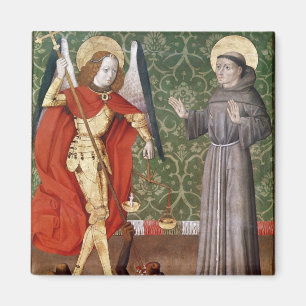 St. Michael and St. Francis of Assisi, c.1480 Magnet