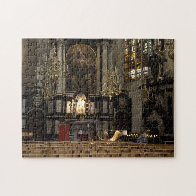 St. Michael and St. Gudula Cathedral, Brussels Jigsaw Puzzle (Horizontal)