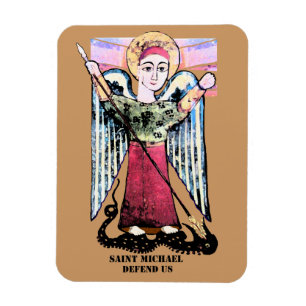 St Michael and the dragon Magnet