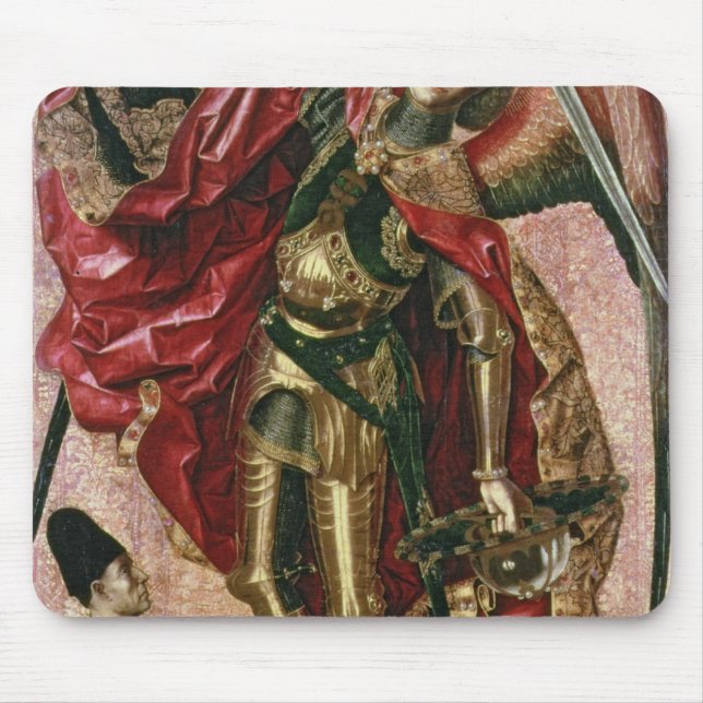 St. Michael and the Dragon Mouse Mat (Front)
