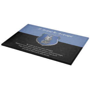 St. Michael Archangel Prayer Thinking of You Cutting Board
