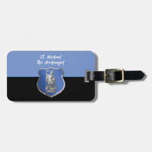 St. Michael Archangel Prayer Thinking of You Luggage Tag