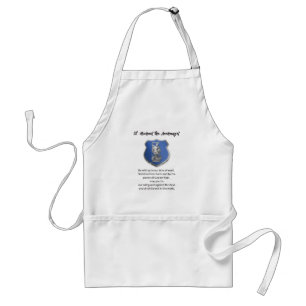St. Michael Archangel Prayer Thinking of You Standard Apron