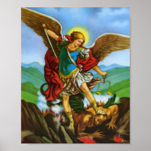 St Michael Archangel San Miguel Arcangel Print