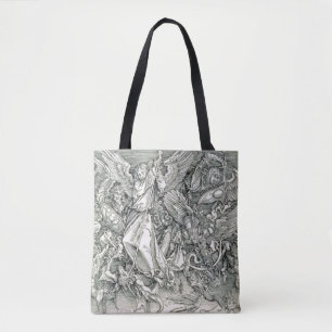 St. Michael Battling with the Dragon Tote Bag