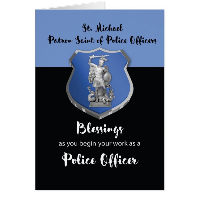 St. Michael Blessings to New Police Officer (Front)
