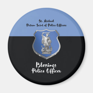 St. Michael Blessings to New Police Officer Magnet