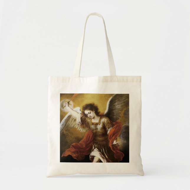 St Michael by Murillo Tote Bag (Front)