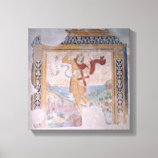 St. Michael (fresco) Canvas Print (Front)