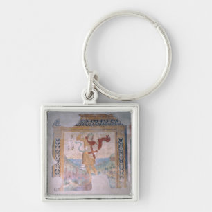 St. Michael (fresco) Key Ring