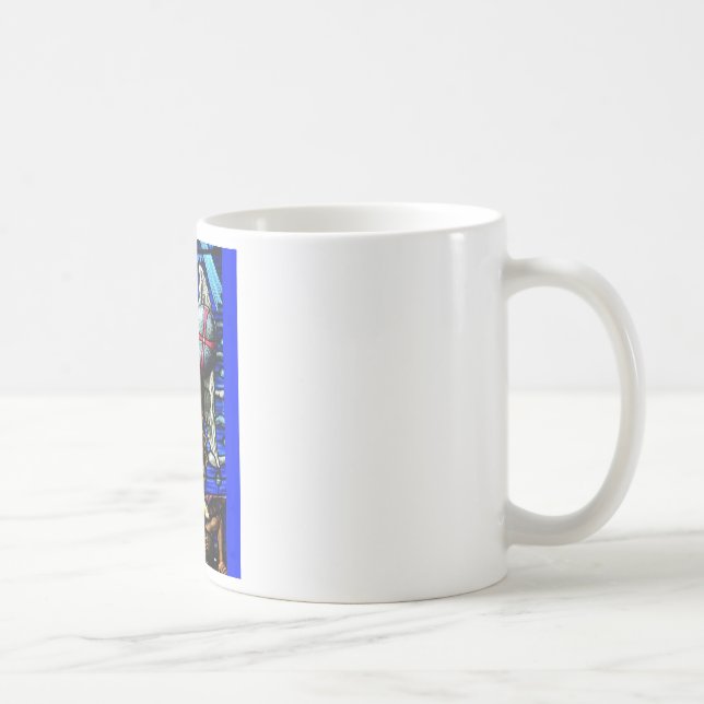 St.Michael in Stained Glass Mug (Right)