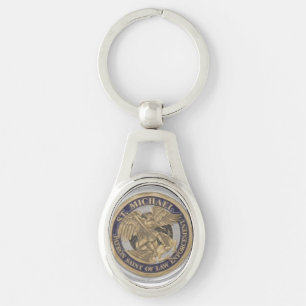 St MICHAEL KEY CHAIN