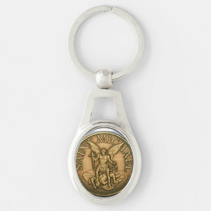 St MICHAEL KEY CHAIN