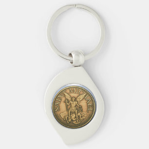 St MICHAEL KEY CHAIN