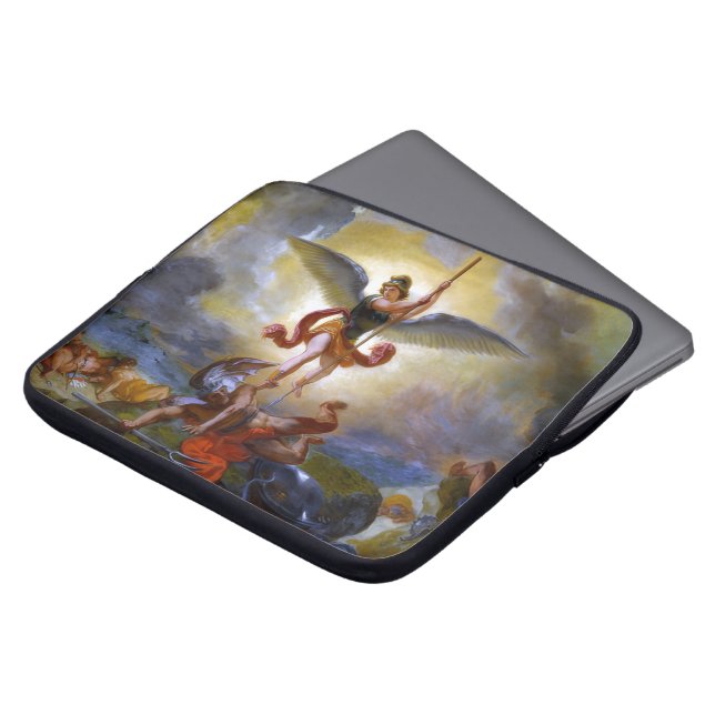 St. Michael laptop sleeve  (Front Top)