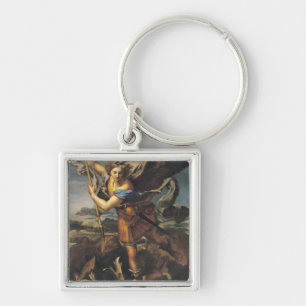 St. Michael Overwhelming the Demon, 1518 Key Ring