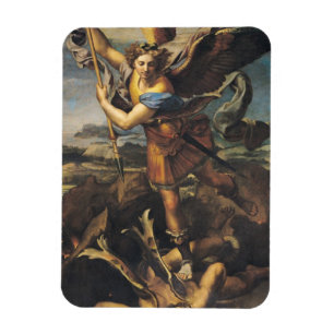 St. Michael Overwhelming the Demon, 1518 Magnet