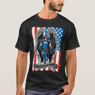 St. Michael Police Officers Defend Us in Battle T-Shirt