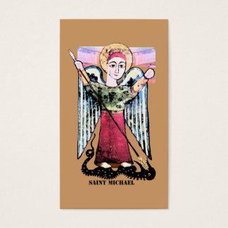 St Michael prayer card