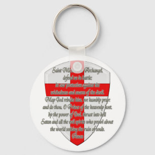 St Michael - Shield Key Ring