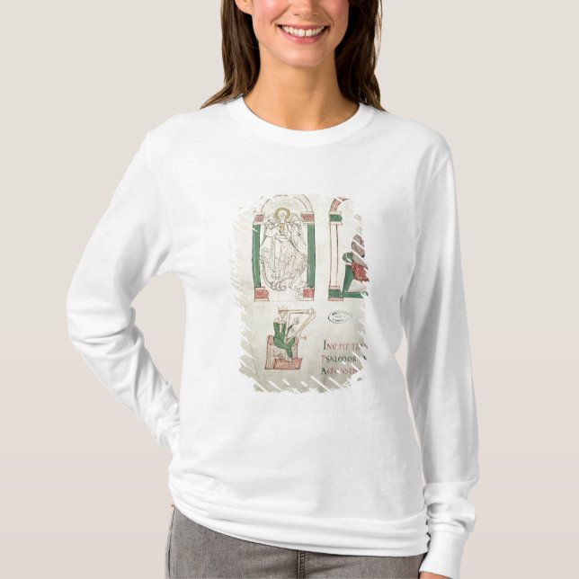 St. Michael, St. Augustine and St. David T-Shirt (Front)