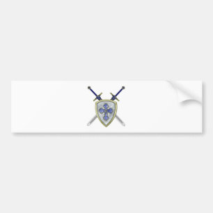 St Michael - Swords and Shield Bumper Sticker