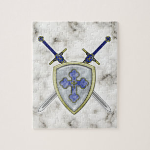 St Michael - Swords and Shield Jigsaw Puzzle