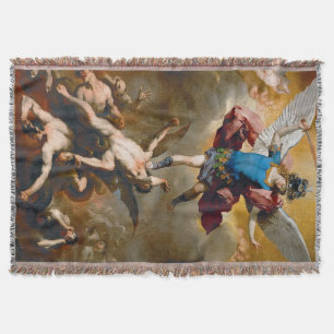St Michael the Archangel 13B Throw Blanket