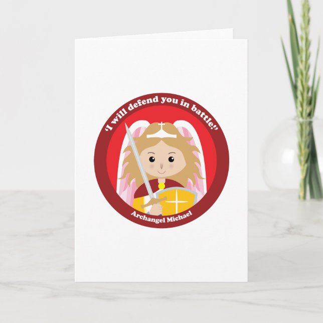 St. Michael the Archangel Card (Front)