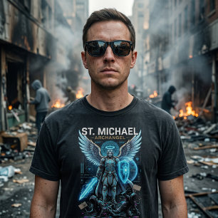 St Michael The Archangel Catholic Conservative T-Shirt