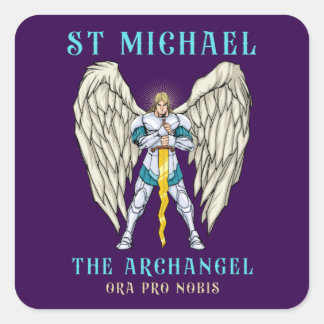 St Michael The Archangel Catholic Prayer Stickers