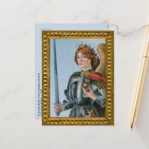 St. Michael the Archangel (detail; M 017) Postcard