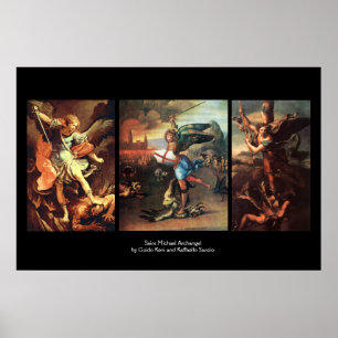 St MICHAEL THE ARCHANGEL FINE ART COLLECTION Poster
