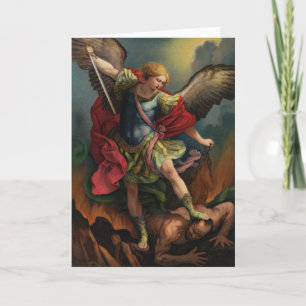 St. Michael the Archangel Folded Card