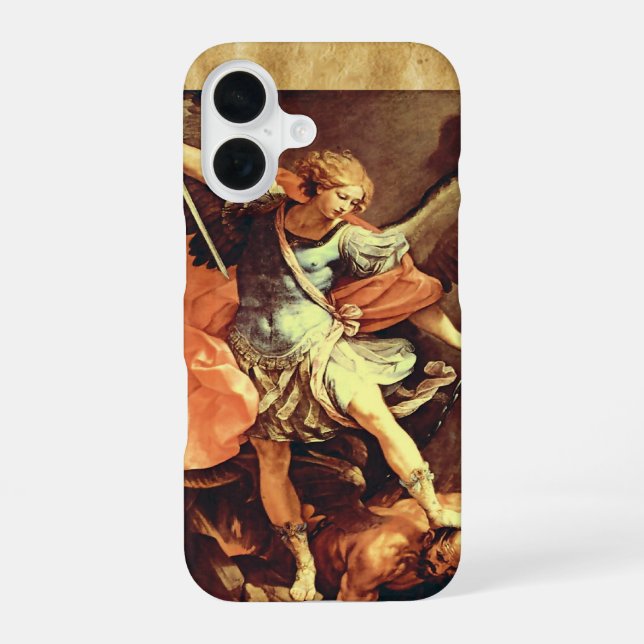 St. Michael the Archangel iPhone 16 Case (Back)