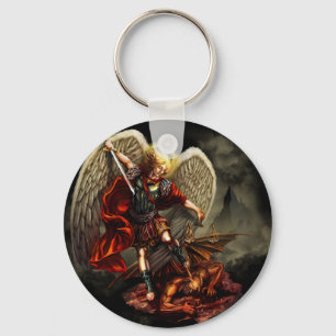 St. Michael the Archangel Key Ring