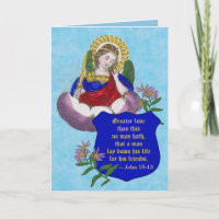 St. Michael the Archangel (M 009) Blank Condolence