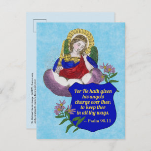 St. Michael the Archangel (M 009)  Postcard