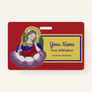 St. Michael the Archangel (M 009; Style 2) ID Badge